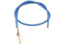 Hazardous environment blue jacket cable