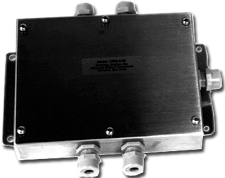 1250B/1251B Enclosure only with 5 strain reliefs