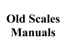 Old Scales Manuals