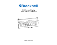 RD65 Brecknell remote display manual