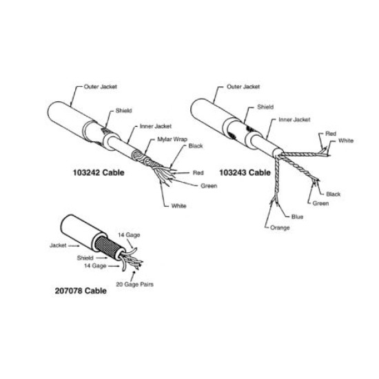 ft 207078 BLH cable 6 conductor