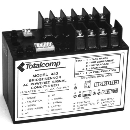 460 Totalcomp bridgesensor -10 to +10VDC