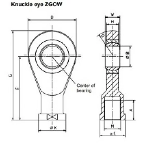 1-U2A/10T/ZGOW HBM knuckle eye female