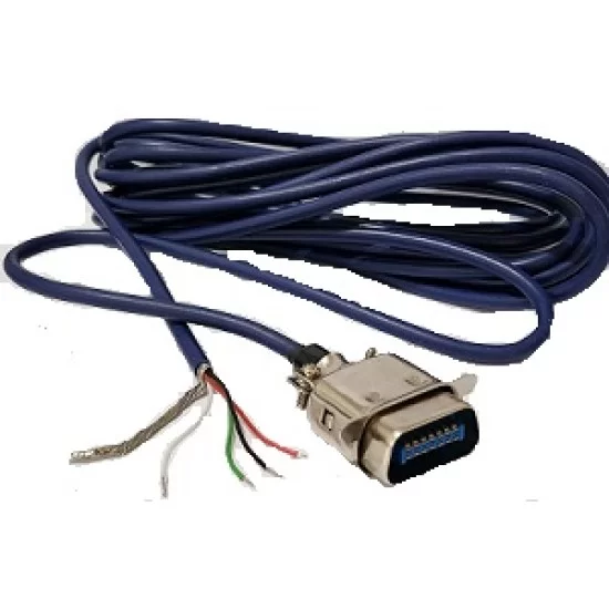 Load cell cable 15' w/conn T500/T500E