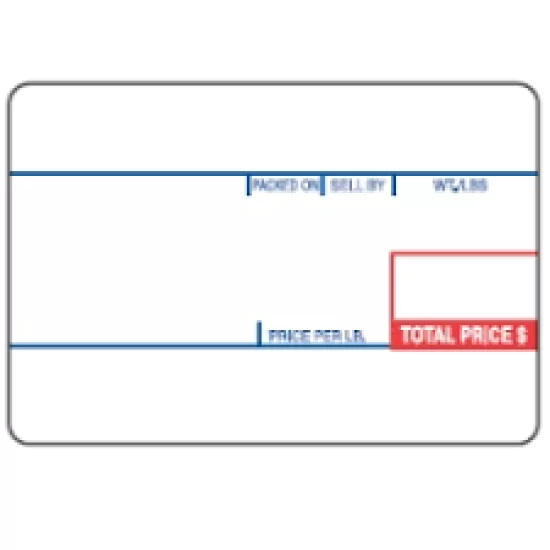 LST8010 Labels 700/roll 12 rolls/case