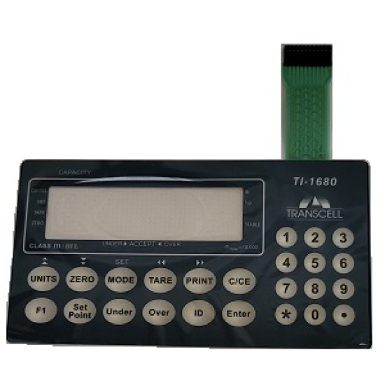 P360755952 Transcell keypad for TI-1680