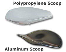 Aluminum/SS/Poly Ohaus Scoop