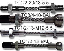TC Tension Cable Swaged, Mounting